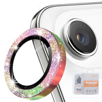 ENKAY Hat-Prince Glitter Rear Lens Aluminium Alloy Tempered Glass Film, For iPhone 17 Pro / 17 Pro Max, For iPhone 17, For iPhone Air, For iPhone 15 Pro / 15 Pro Max, For iPhone 15 / 15 Plus