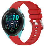 Liquid Glossy Silver Buckle Silicone Watch Band, For Garmin Venu 3S, For Garmin Forerunner 265S, For Garmin Forerunner 255S Music / 255S, For Garmin Venu 2S