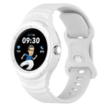 Integriertes Silikonarmband in Lederoptik für Google Pixel Watch 2