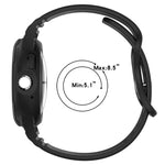 Integriertes Silikonarmband in Lederoptik für Google Pixel Watch 2