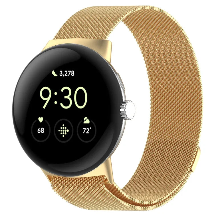 Milan-Armband aus magnetischem Edelstahl-Mesh, für Google Pixel Watch 2