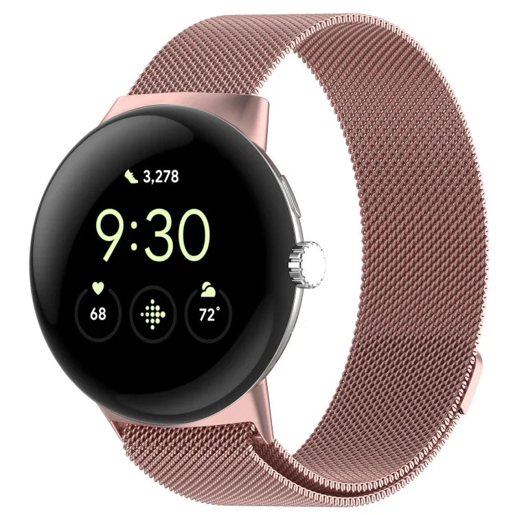 Milan-Armband aus magnetischem Edelstahl-Mesh, für Google Pixel Watch 2