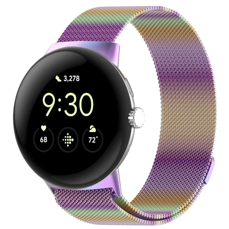 Milan-Armband aus magnetischem Edelstahl-Mesh, für Google Pixel Watch 2