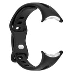 Schmale Silikon-Uhrenarmbänder mit Schmetterlingsverschluss für Google Pixel Watch 4 / 3 / 2 / 1 (41 mm)