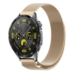 Milan Magnetic Steel Mesh Watch Band, For Huawei Watch GT4 46mm, For Huawei Watch GT4 41mm