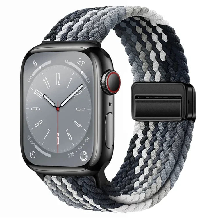 Nylon-Armband mit Magnetverschluss, passend für Apple Watch Series 3 (38 mm und 42 mm).