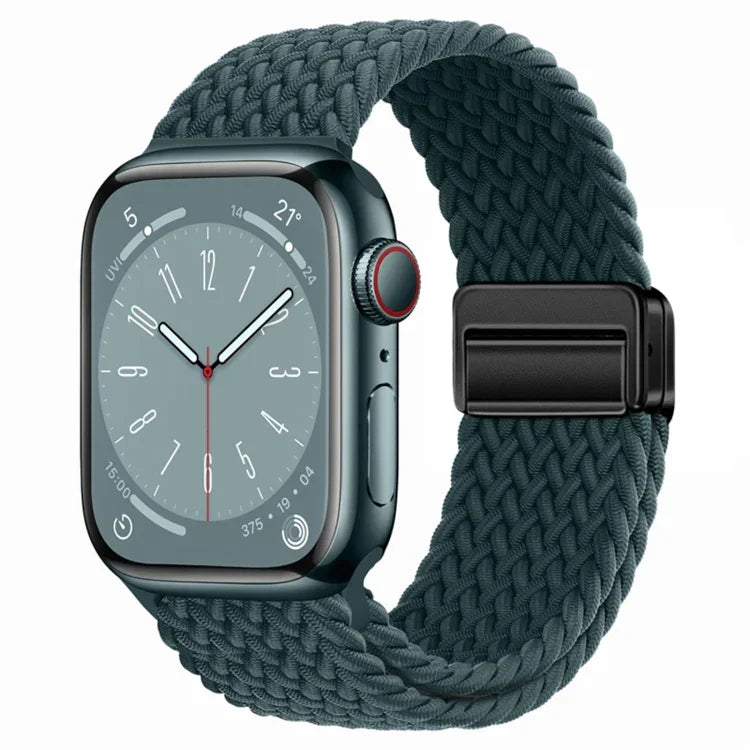 Nylon-Armband mit Magnetverschluss, passend für Apple Watch Series 3 (38 mm und 42 mm).