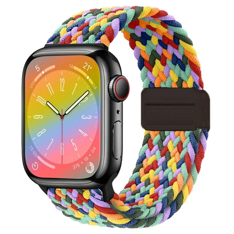Nylon-Armband mit Magnetverschluss, passend für Apple Watch Series 3 (38 mm und 42 mm).