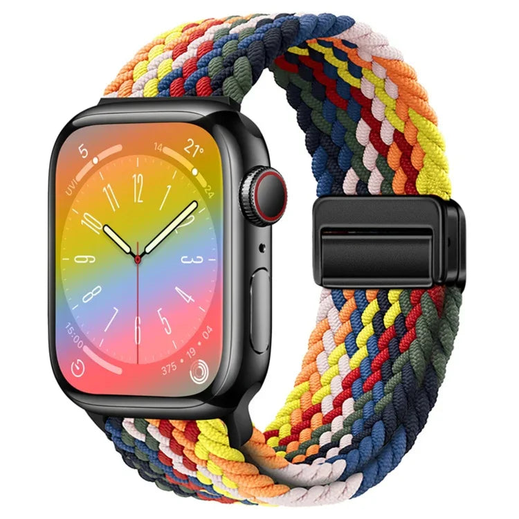 Nylon-Armband mit Magnetverschluss, passend für Apple Watch Series 3 (38 mm und 42 mm).