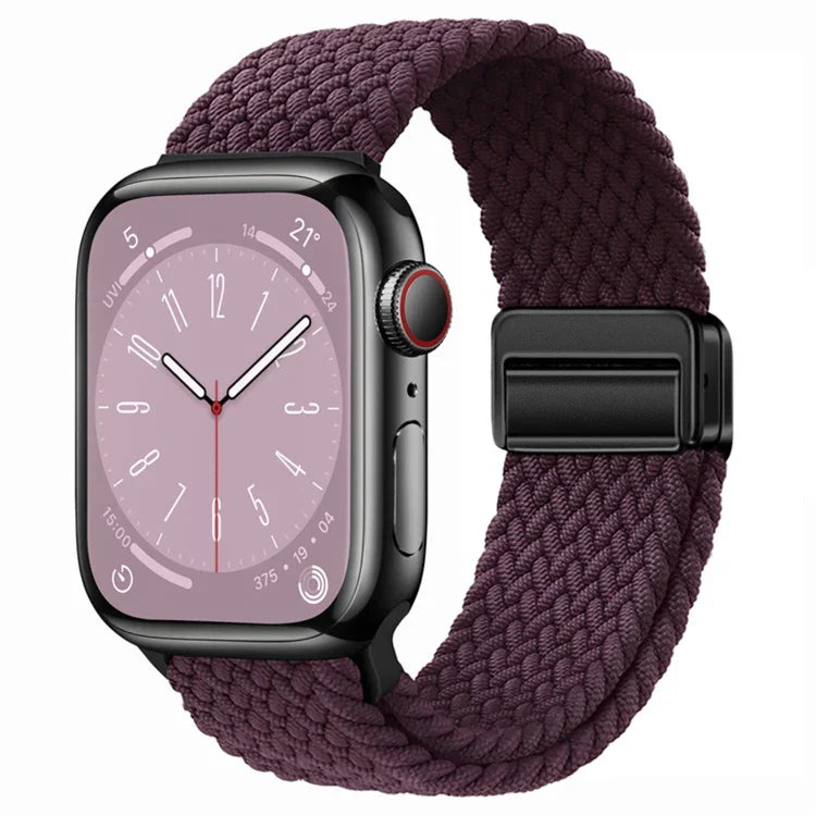 Nylon-Armband mit Magnetverschluss, passend für Apple Watch Series 3 (38 mm und 42 mm).