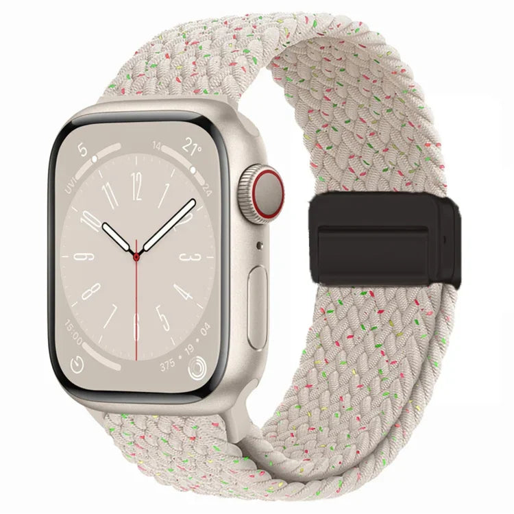 Nylon-Armband mit Magnetverschluss, passend für Apple Watch Series 3 (38 mm und 42 mm).