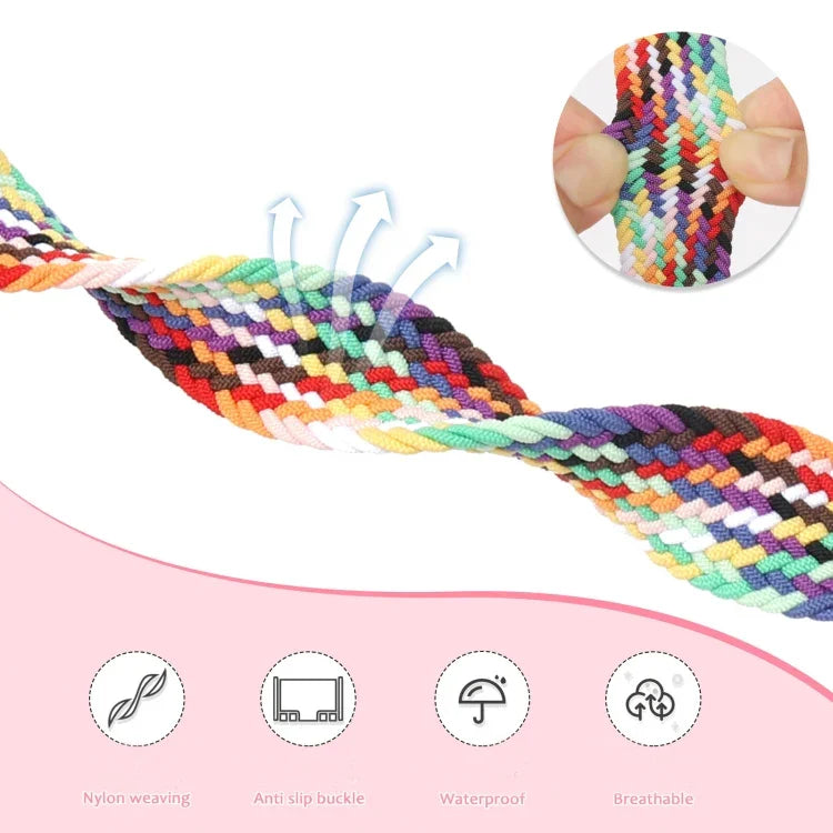 Nylon-Armband mit Magnetverschluss, passend für Apple Watch Series 3 (38 mm und 42 mm).