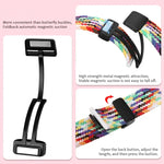 Nylon-Armband mit Magnetverschluss, passend für Apple Watch Series 3 (38 mm und 42 mm).