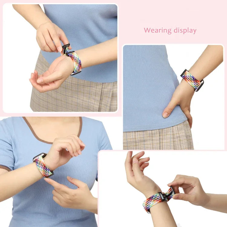 Nylon-Armband mit Magnetverschluss, passend für Apple Watch Series 3 (38 mm und 42 mm).
