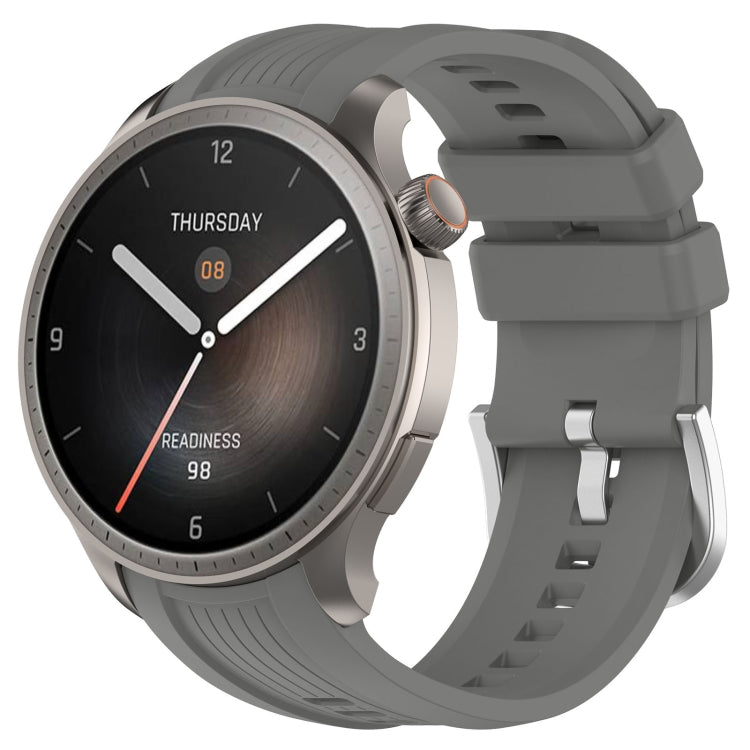 Vertical Texture Silicone Watch Band, For Amazfit Balance A2286