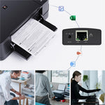 WAVLINK NU72P11 100Mbps Netzwerk-Druckserver USB 2.0 Netzwerkdrucker Netzteil, US-Stecker, UK-Stecker, EU-Stecker, AU-Stecker