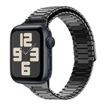 Magnetisches Uhrenarmband aus Bambus-Edelstahlmetall, für Apple Watch SE 2023 44mm, für Apple Watch SE 2023 40mm, für Apple Watch Ultra 2 49mm, für Apple Watch Series 9 45mm, für Apple Watch Series 9 41mm, für Apple Watch Ultra 49mm