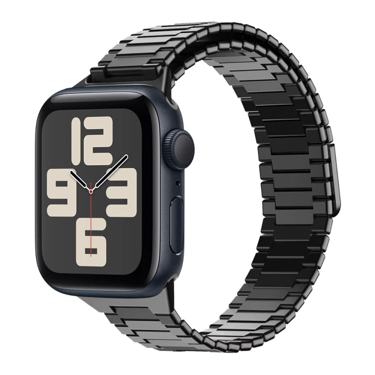 Magnetisches Uhrenarmband aus Bambus-Edelstahlmetall, für Apple Watch SE 2023 44mm, für Apple Watch SE 2023 40mm, für Apple Watch Ultra 2 49mm, für Apple Watch Series 9 45mm, für Apple Watch Series 9 41mm, für Apple Watch Ultra 49mm