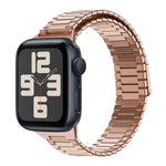 Magnetisches Uhrenarmband aus Bambus-Edelstahlmetall, für Apple Watch SE 2023 44mm, für Apple Watch SE 2023 40mm, für Apple Watch Ultra 2 49mm, für Apple Watch Series 9 45mm, für Apple Watch Series 9 41mm, für Apple Watch Ultra 49mm