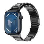 Magnetisches Uhrenarmband aus Bambus-Edelstahlmetall, für Apple Watch SE 2023 44mm, für Apple Watch SE 2023 40mm, für Apple Watch Ultra 2 49mm, für Apple Watch Series 9 45mm, für Apple Watch Series 9 41mm, für Apple Watch Ultra 49mm