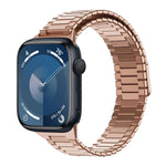 Magnetisches Uhrenarmband aus Bambus-Edelstahlmetall, für Apple Watch SE 2023 44mm, für Apple Watch SE 2023 40mm, für Apple Watch Ultra 2 49mm, für Apple Watch Series 9 45mm, für Apple Watch Series 9 41mm, für Apple Watch Ultra 49mm