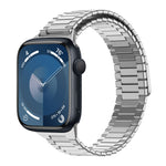 Magnetisches Uhrenarmband aus Bambus-Edelstahlmetall, für Apple Watch SE 2023 44mm, für Apple Watch SE 2023 40mm, für Apple Watch Ultra 2 49mm, für Apple Watch Series 9 45mm, für Apple Watch Series 9 41mm, für Apple Watch Ultra 49mm