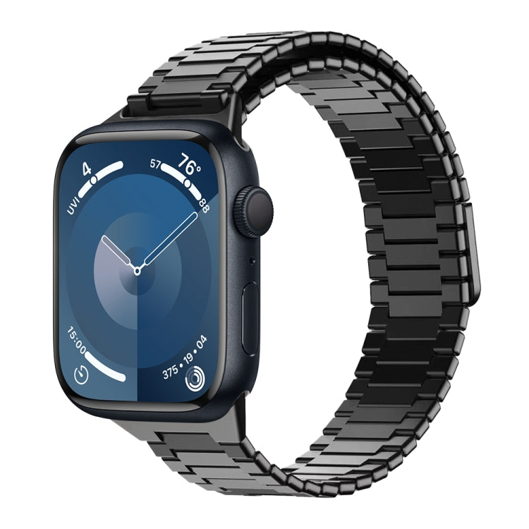 Magnetisches Uhrenarmband aus Bambus-Edelstahlmetall, für Apple Watch SE 2023 44mm, für Apple Watch SE 2023 40mm, für Apple Watch Ultra 2 49mm, für Apple Watch Series 9 45mm, für Apple Watch Series 9 41mm, für Apple Watch Ultra 49mm