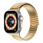 Magnetisches Uhrenarmband aus Bambus-Edelstahlmetall, für Apple Watch SE 2023 44mm, für Apple Watch SE 2023 40mm, für Apple Watch Ultra 2 49mm, für Apple Watch Series 9 45mm, für Apple Watch Series 9 41mm, für Apple Watch Ultra 49mm