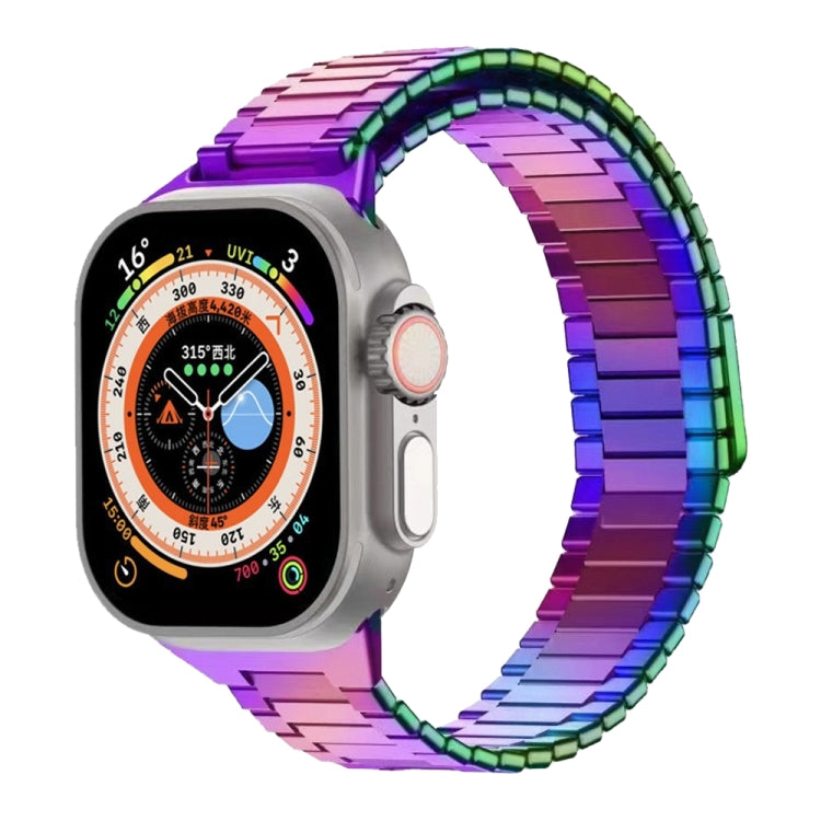 Magnetisches Uhrenarmband aus Bambus-Edelstahlmetall, für Apple Watch SE 2023 44mm, für Apple Watch SE 2023 40mm, für Apple Watch Ultra 2 49mm, für Apple Watch Series 9 45mm, für Apple Watch Series 9 41mm, für Apple Watch Ultra 49mm