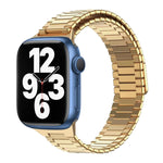 Armband aus Bambus und magnetischem Edelstahl, für Apple Watch Series 8 41mm, für Apple Watch Series 8 45mm, für Apple Watch SE 2022 40mm, für Apple Watch SE 2022 44mm, für Apple Watch Series 7 41mm, für Apple Watch Series 7 45mm