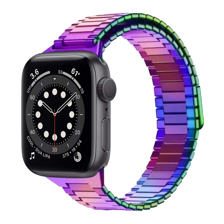 Magnetisches Uhrenarmband aus Bambus-Edelstahlmetall, für Apple Watch Series 6 40 mm, für Apple Watch Series 6 44 mm, für Apple Watch Series 5 44 mm, für Apple Watch Series 5 40 mm, für Apple Watch Series 4 44 mm, für Apple Watch Series 4 40 mm