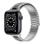 Magnetisches Uhrenarmband aus Bambus-Edelstahlmetall, für Apple Watch Series 6 40 mm, für Apple Watch Series 6 44 mm, für Apple Watch Series 5 44 mm, für Apple Watch Series 5 40 mm, für Apple Watch Series 4 44 mm, für Apple Watch Series 4 40 mm
