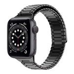 Magnetisches Uhrenarmband aus Bambus-Edelstahlmetall, für Apple Watch Series 6 40 mm, für Apple Watch Series 6 44 mm, für Apple Watch Series 5 44 mm, für Apple Watch Series 5 40 mm, für Apple Watch Series 4 44 mm, für Apple Watch Series 4 40 mm