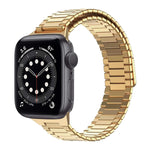 Magnetisches Uhrenarmband aus Bambus-Edelstahlmetall, für Apple Watch Series 6 40 mm, für Apple Watch Series 6 44 mm, für Apple Watch Series 5 44 mm, für Apple Watch Series 5 40 mm, für Apple Watch Series 4 44 mm, für Apple Watch Series 4 40 mm