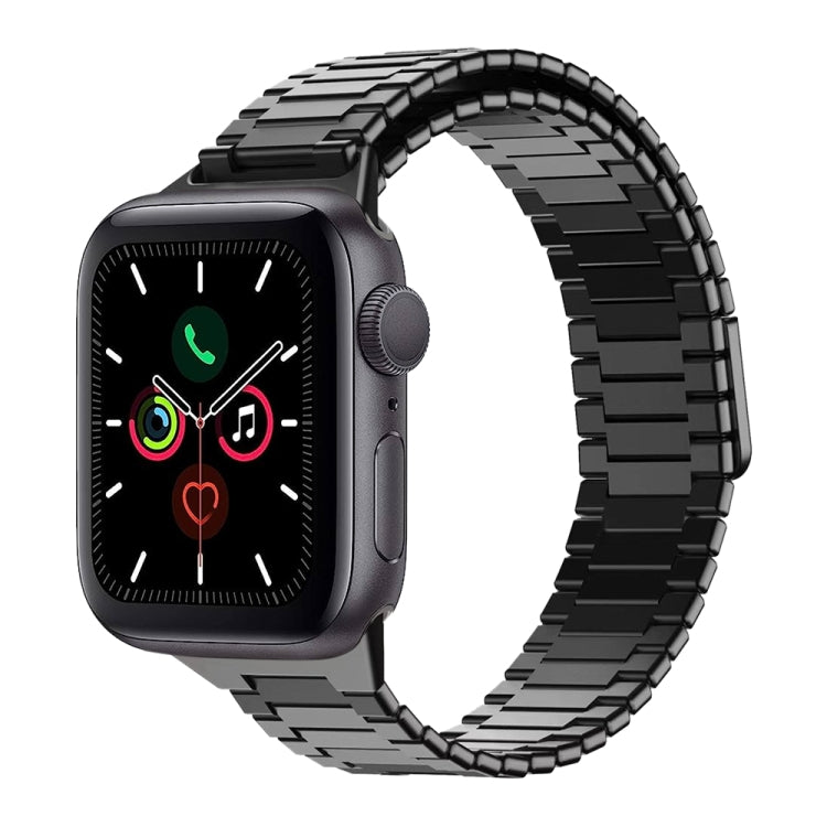 Magnetisches Uhrenarmband aus Bambus-Edelstahlmetall, für Apple Watch Series 6 40 mm, für Apple Watch Series 6 44 mm, für Apple Watch Series 5 44 mm, für Apple Watch Series 5 40 mm, für Apple Watch Series 4 44 mm, für Apple Watch Series 4 40 mm