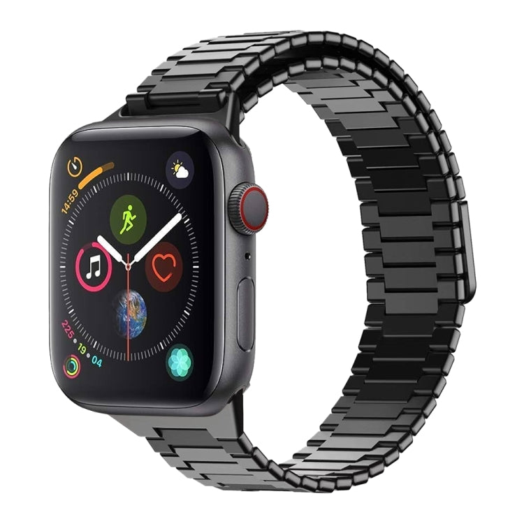 Magnetisches Uhrenarmband aus Bambus-Edelstahlmetall, für Apple Watch Series 6 40 mm, für Apple Watch Series 6 44 mm, für Apple Watch Series 5 44 mm, für Apple Watch Series 5 40 mm, für Apple Watch Series 4 44 mm, für Apple Watch Series 4 40 mm