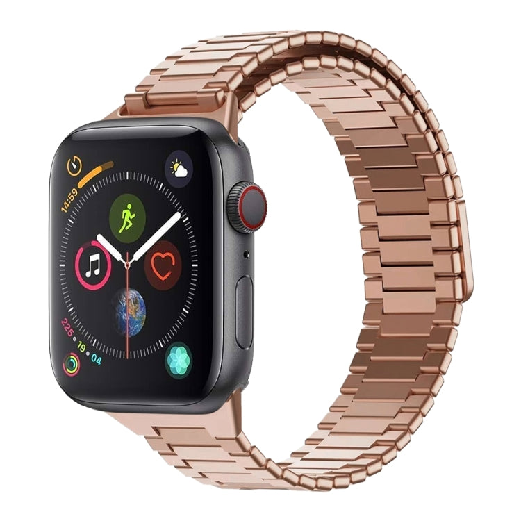 Magnetisches Uhrenarmband aus Bambus-Edelstahlmetall, für Apple Watch Series 6 40 mm, für Apple Watch Series 6 44 mm, für Apple Watch Series 5 44 mm, für Apple Watch Series 5 40 mm, für Apple Watch Series 4 44 mm, für Apple Watch Series 4 40 mm