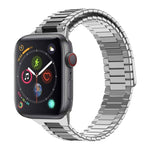 Magnetisches Uhrenarmband aus Bambus-Edelstahlmetall, für Apple Watch Series 6 40 mm, für Apple Watch Series 6 44 mm, für Apple Watch Series 5 44 mm, für Apple Watch Series 5 40 mm, für Apple Watch Series 4 44 mm, für Apple Watch Series 4 40 mm