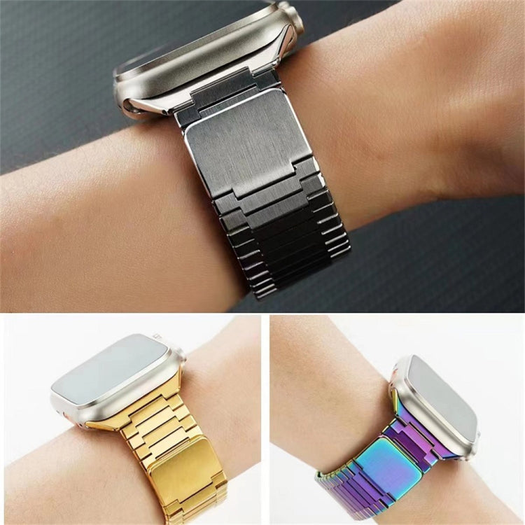 Armband aus Bambus und magnetischem Edelstahl, für Apple Watch Series 8 41mm, für Apple Watch Series 8 45mm, für Apple Watch SE 2022 40mm, für Apple Watch SE 2022 44mm, für Apple Watch Series 7 41mm, für Apple Watch Series 7 45mm