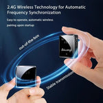 SX39 Für iPhone Lavalier Drahtloses Rauschunterdrückungs-Mikrofon mit Dual-Sender + Empfänger, Für iPhone