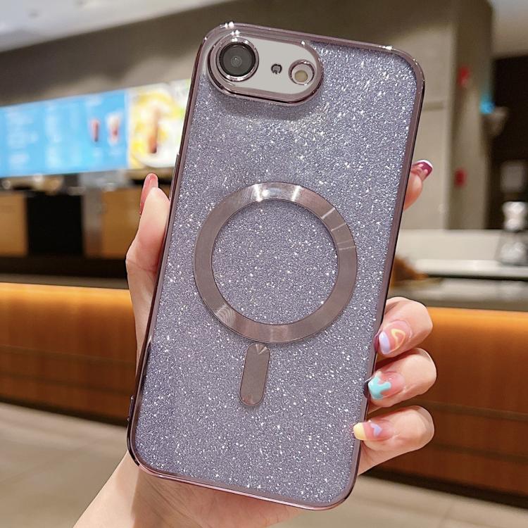 Glitzer Galvanisierte MagSafe TPU Handyhülle, Für iPhone 17e / 16e, Für iPhone 17 Pro Max, Für iPhone 17 Pro, Für iPhone 17, Für iPhone Air, Für iPhone 16 Pro Max