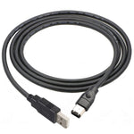 JUNSUNMAY Firewire IEEE 1394 6-Pin Stecker zu USB 2.0 Stecker Adapter Kabel, 1,8m, 3m, 4,5m