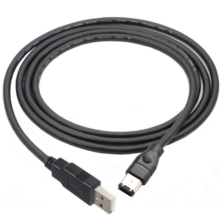 JUNSUNMAY Firewire IEEE 1394 6-Pin Stecker zu USB 2.0 Stecker Adapter Kabel, 1,8m, 3m, 4,5m