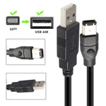 JUNSUNMAY Firewire IEEE 1394 6-Pin Stecker zu USB 2.0 Stecker Adapter Kabel, 1,8m, 3m, 4,5m