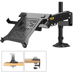 NB H100-FP Für 10-17 Zoll Gasfedermechanismus Vollbeweglicher Arm VESA Platte Desktop Laptophalterung, NB H100-FP