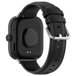 Round Tail Top Layer Leather Watch Band, For Xiaomi Band 10 Pro / Band 9 Pro / Band 8 Pro, For Redmi Watch 6 / Watch 5 / Watch 4