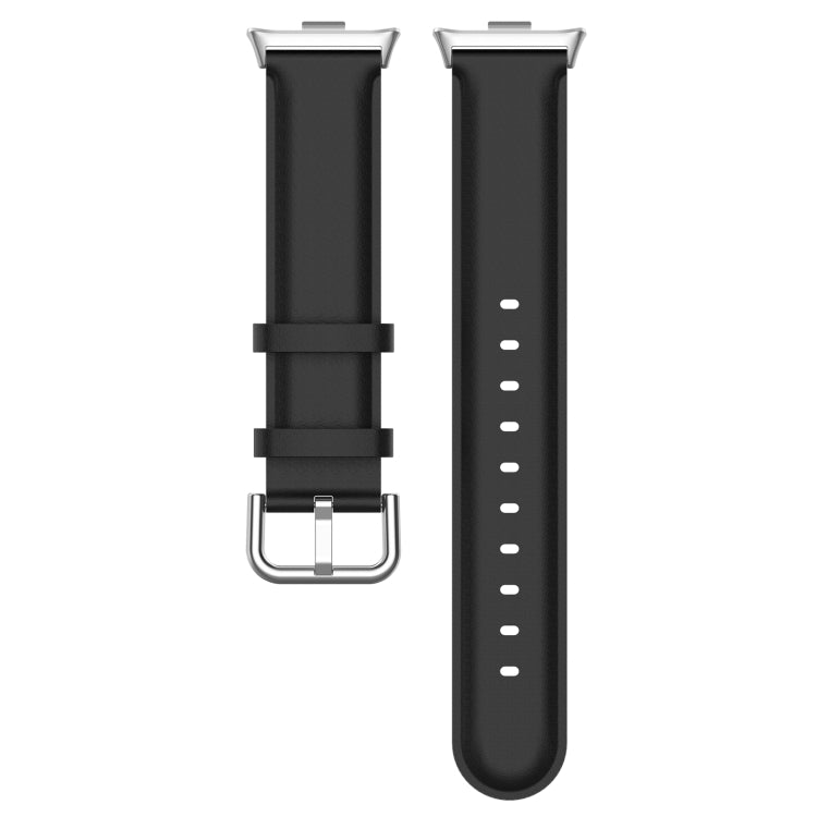 Round Tail Top Layer Leather Watch Band, For Xiaomi Band 10 Pro / Band 9 Pro / Band 8 Pro, For Redmi Watch 6 / Watch 5 / Watch 4