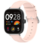 Round Tail Top Layer Leather Watch Band, For Xiaomi Band 10 Pro / Band 9 Pro / Band 8 Pro, For Redmi Watch 6 / Watch 5 / Watch 4