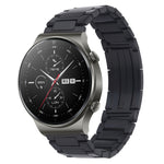 H-Shaped Folding Buckle Stainless Steel Metal Watch Band, For Huawei Watch GT4 46mm, For Huawei Watch 4 / 4 Pro, For Huawei Watch Ultimate / Buds, For Huawei Watch GT3 SE, For Huaei Watch 3 Pro New, For Huawei Watch GT3 Pro 46mm / Watch GT3 46mm       ...