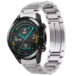H-Shaped Folding Buckle Stainless Steel Metal Watch Band, For Huawei Watch GT4 46mm, For Huawei Watch 4 / 4 Pro, For Huawei Watch Ultimate / Buds, For Huawei Watch GT3 SE, For Huaei Watch 3 Pro New, For Huawei Watch GT3 Pro 46mm / Watch GT3 46mm       ...